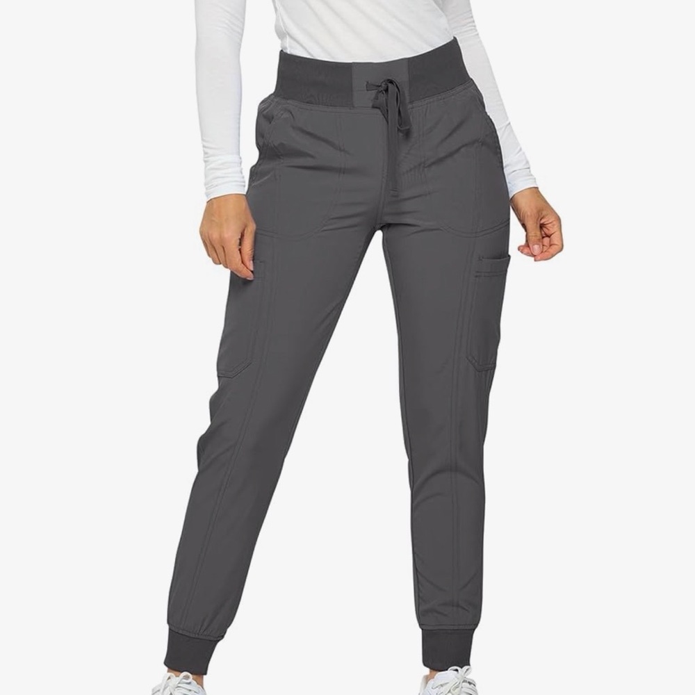 Two pairs for $25 - Women's Gray Jogger Pants-Scrubs- Monarch Uniforms